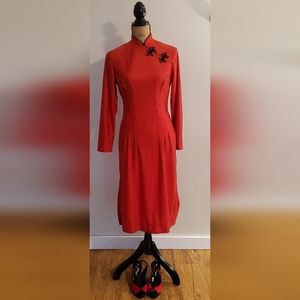 Red costume dress